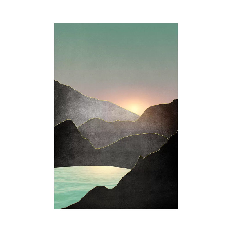 Minimal Landscape III by Marco Gonzalez - Wrapped Canvas Print, 20.32 cm H x 30.48 cm W