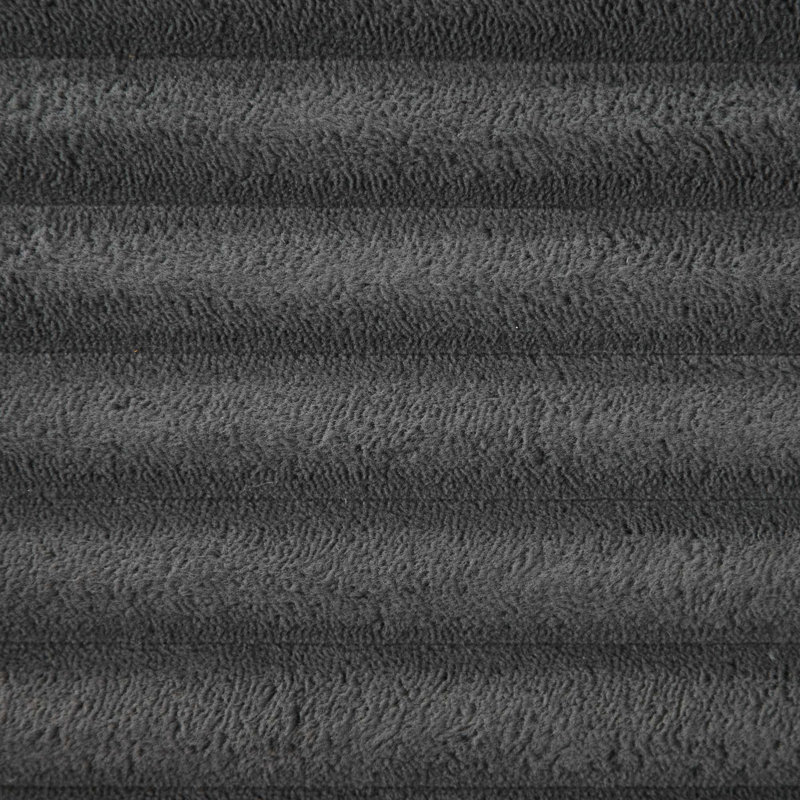 Canapé modulaire 106 po faisant face à gauche en velours côtelé de 106 po Modur Modern, Grey