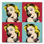 « pop art collage », impression sur toile tendue-15194931