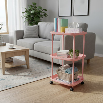 Movable trolley, sofa side table, bedside table, storage rack
