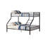 Lit superposé simple Caius Gunmetal