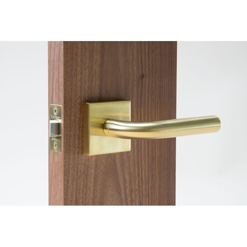 Ensemble de 10 passages Alpine avec rosette carrée Alpine, 2.75", Laiton satiné