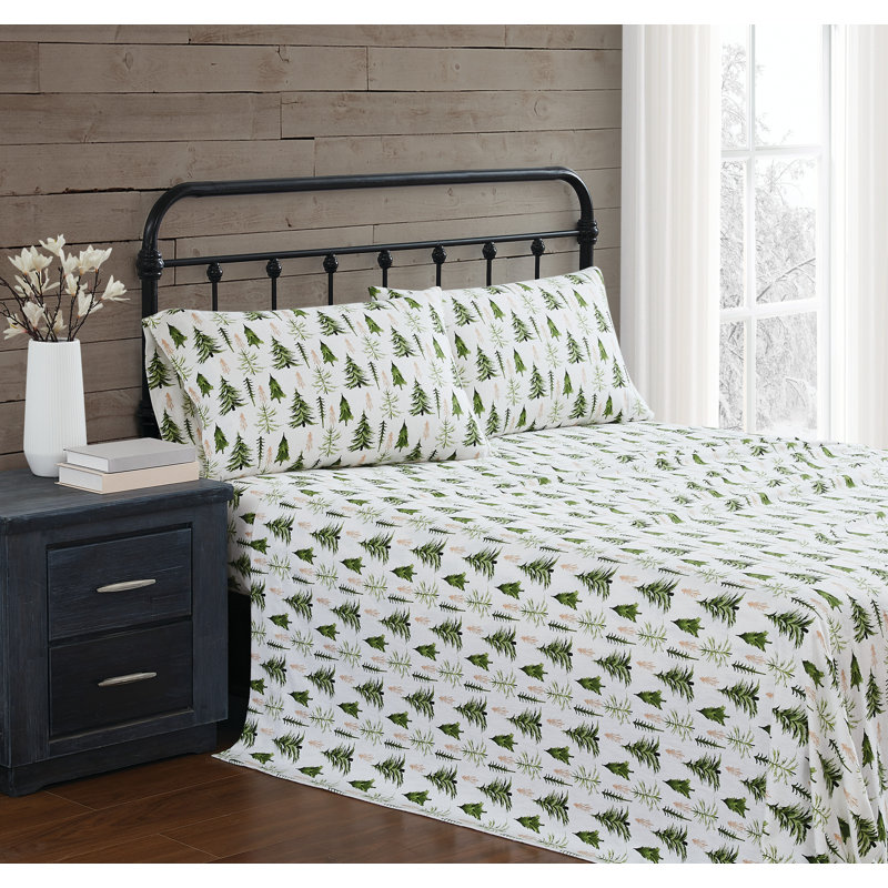 Truly Soft Trees 100% Cotton Sheet Set Case Pack, King Sheet Set with 2 Pillowcases