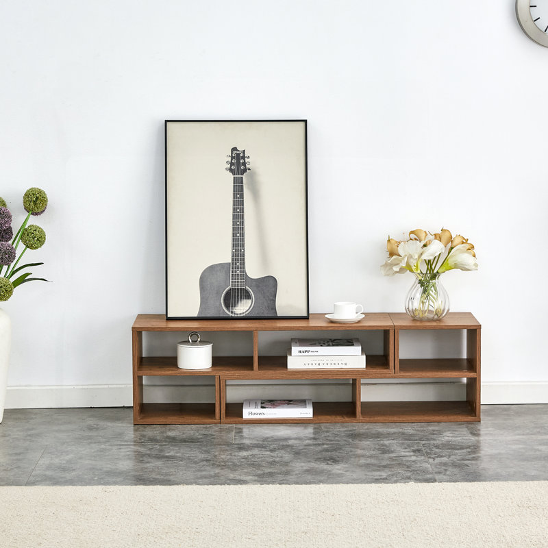 Versatile Cube TV Stand with Open Storage and Customizable Design for Living Room