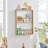 Kropf 2 Tier Wall Mounted Kids Bookcase or Magazine Display
