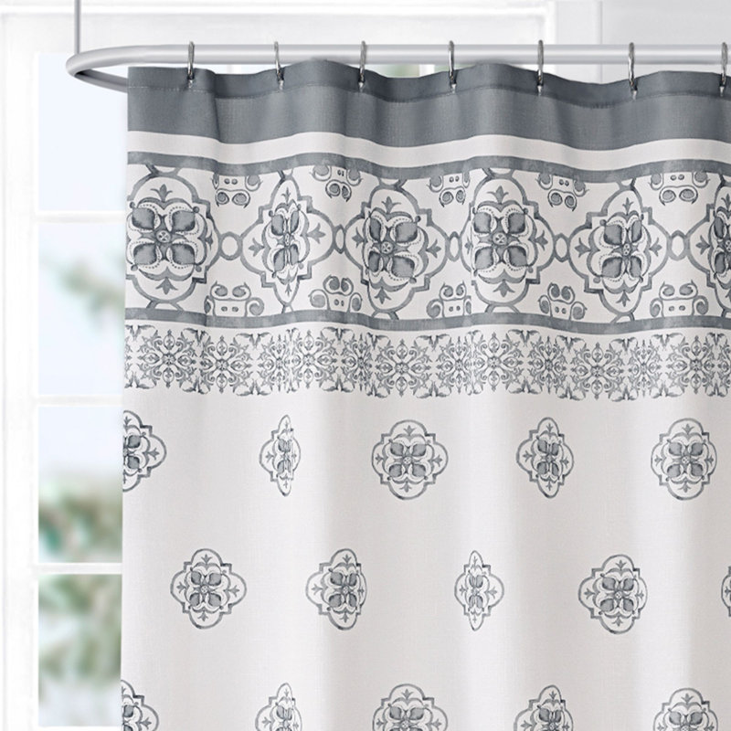 Rideau de douche Guven, Gris