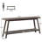 2-Tier Sofa Table with Rustic Farmhouse Style, Extra-Long and Space-Saving Design for Versatile Home Use