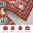 Christmas World Full-Coverage Rug Festive Non-Slip Holiday Carpet Washable Rug Xmas Decor Throw Mat-1901124522