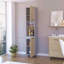 Garde-manger, six tablettes, porte double