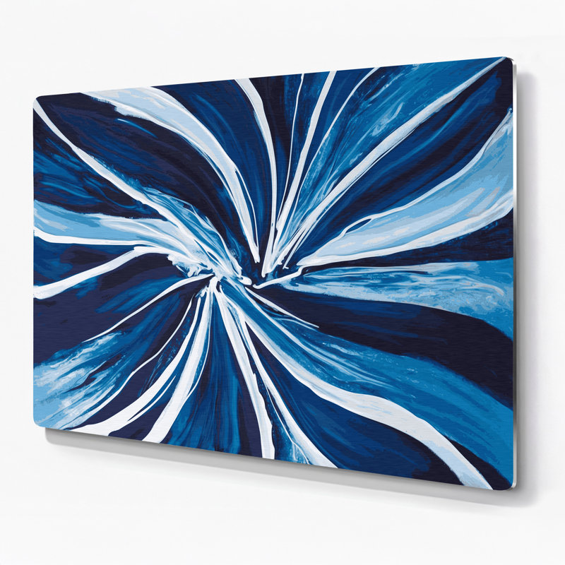 Art mural en métal «Lyrical Abstraction 15», H 12 po x l 18 po