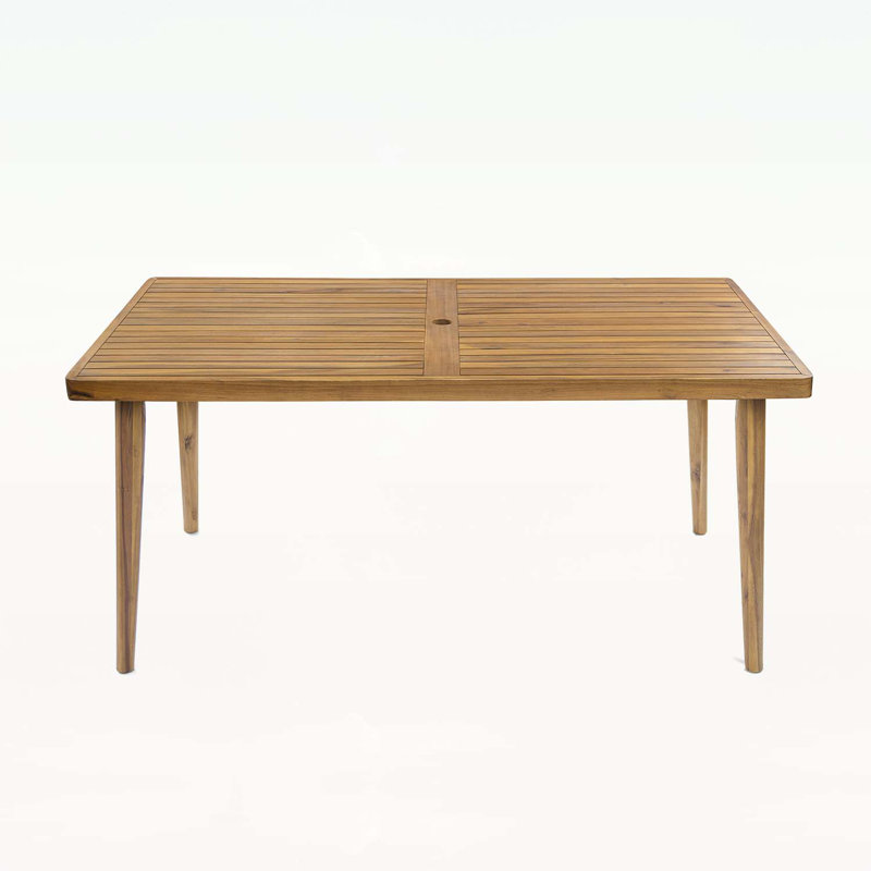 Elira Outdoor Wood Dining Table