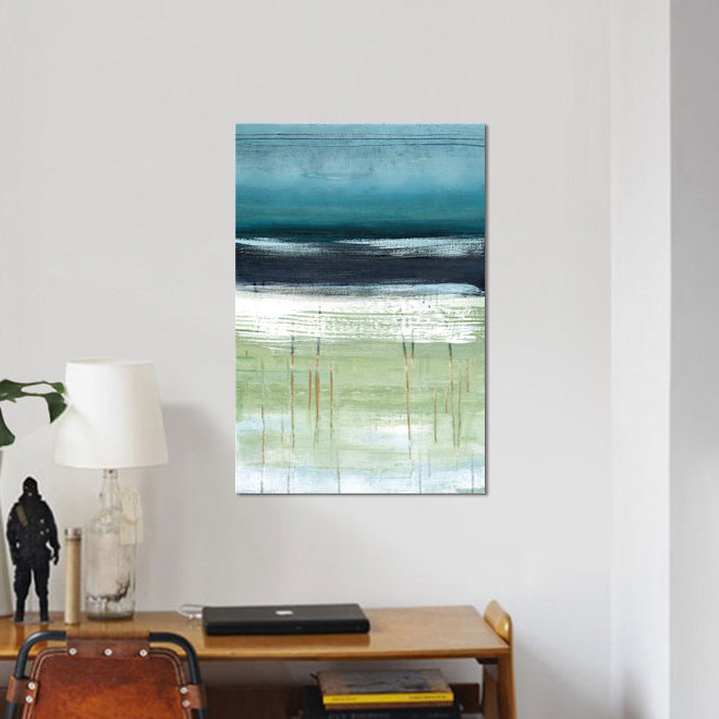 «Sea and Sky II», reproduction d'art sur toile, H 12 po x l 8 po x P 0,75 po