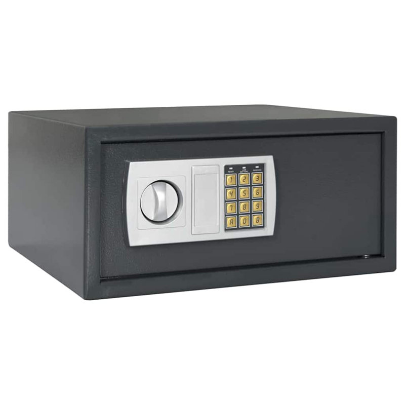 Safe Box Lock, 20cm H x 42cm W x 37cm D