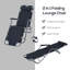 135cm Long Reclining Single Chaise with Cushions-359595153