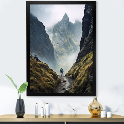 Mountain Hiking Photo III - Hikers Canvas Prints