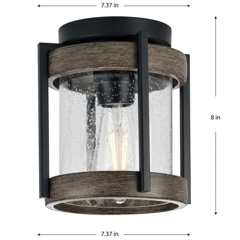1 - Bulb Outdoor Flush Mount