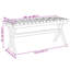 Vidaxl Garden Bench in Acacia and Fabric-920684946