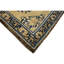 Tapis ancien chinois Ningxia à médaillon beige à champ, style Qing, années 1700, 160 x 260 cm