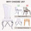 Chaise d'appoint Hurl en blanc