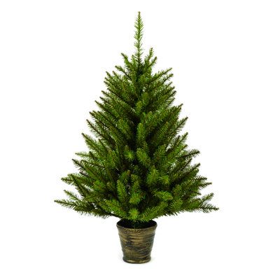 3ft Artificial California Spruce Christmas Tree in Pot