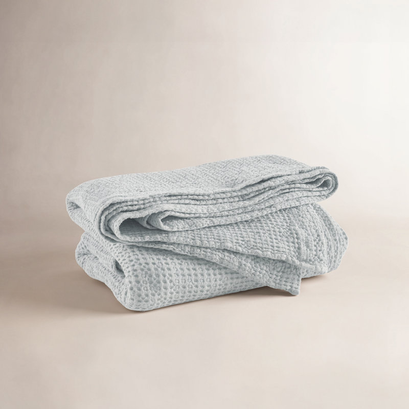 Bubble Matelasse Coverlet, Twin/Twin XL Coverlet, Sky