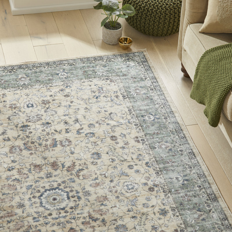 Keira Oriental Machine Printed Area Rug, Rectangle 120 x 180 cm