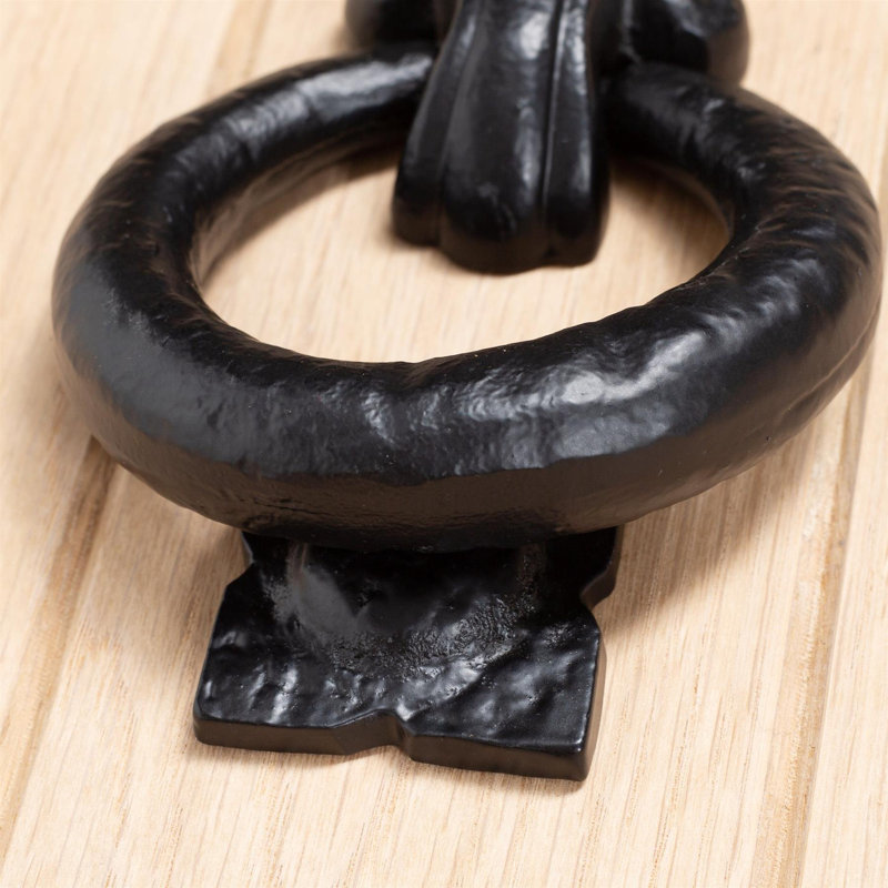 Hammer & Tongs - Fleur De Lis Door Knocker - H140mm - Black