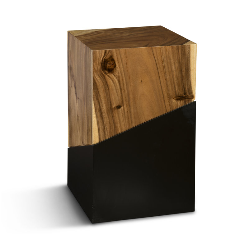 Geometry Block End Table