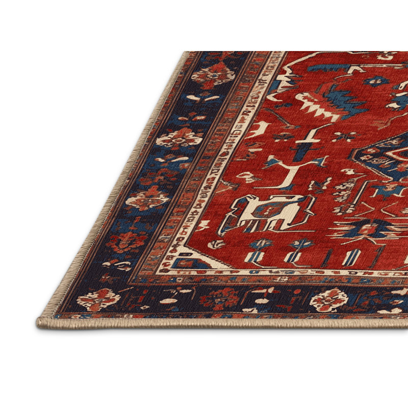 Tapis brun turc lavable à la machine, Tapis de couloir 2 pi x 5 pi