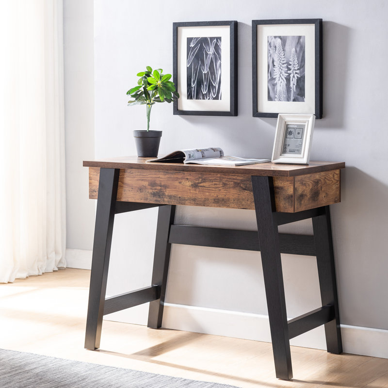 Junius 36'' Console Table, Distressed Wood