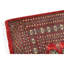 Hand Knotted Wool Area Rug in Red