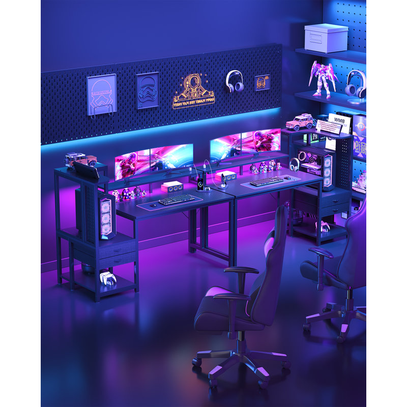 MDF Steel Computer Desk