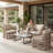 4-Person Patio Conversation Sets With Coffee Table-660398480