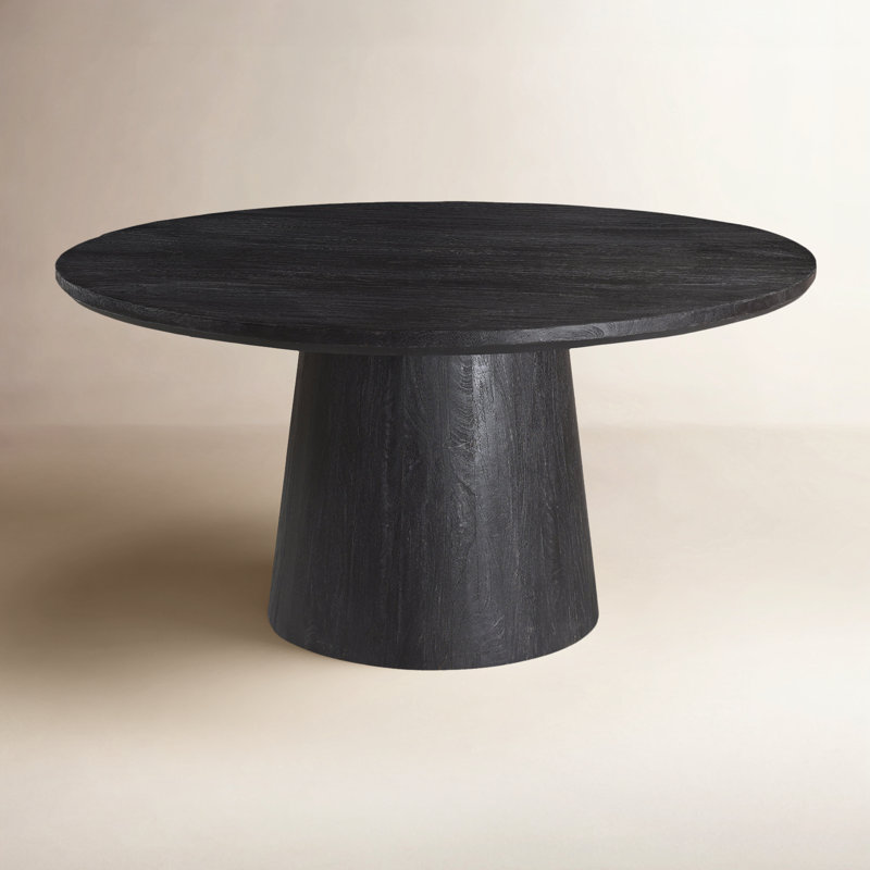 Cember Round Solid Wood Dining Table
