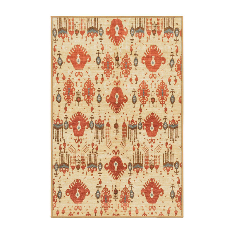 Abstract Indoor Rug, Rectangle 5' x 8'