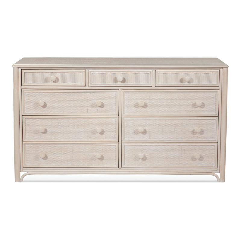 Summer Retreat 9 - Drawer Dresser, Antique Frost White