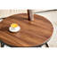 Tables basses et tables basses compactes, 27,5 po en métal MDF rustique