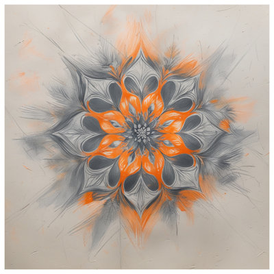 Tapisserie murale complexe «Mandala» - décoration murale Mandala