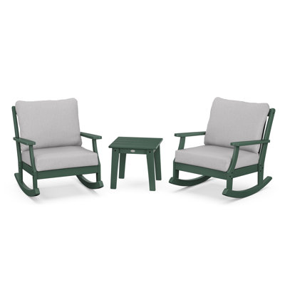 Ensemble de chaises berçantes 3 pièces Braxton