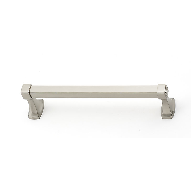 Barre à serviettes murale 13,25 po Cube, Nickel satiné