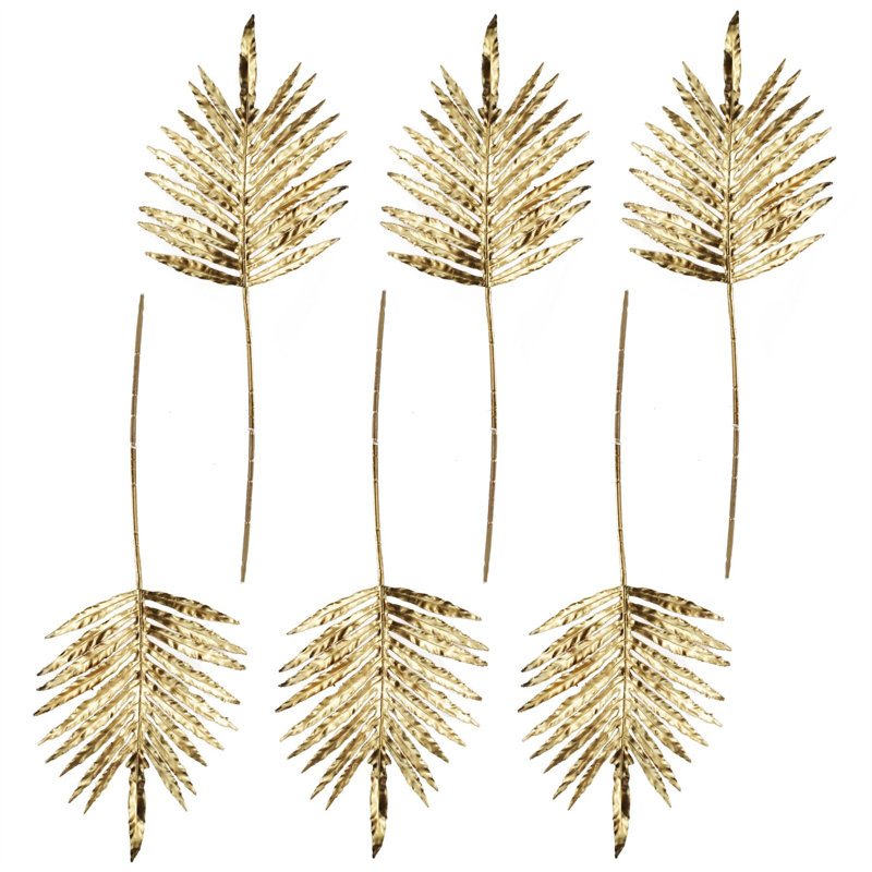 Plastic, Silk Artificial Arrangement, Gold