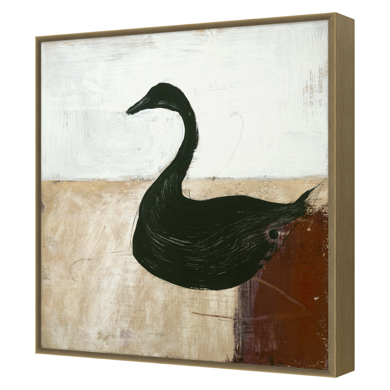 Untitled Print by Patrick Atkinson, Oak Framed, 46" H x 40" W x 2.38" D