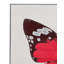 "Butterfly" 2 pièces, reproduction d'art sur toile encadrée en blanc