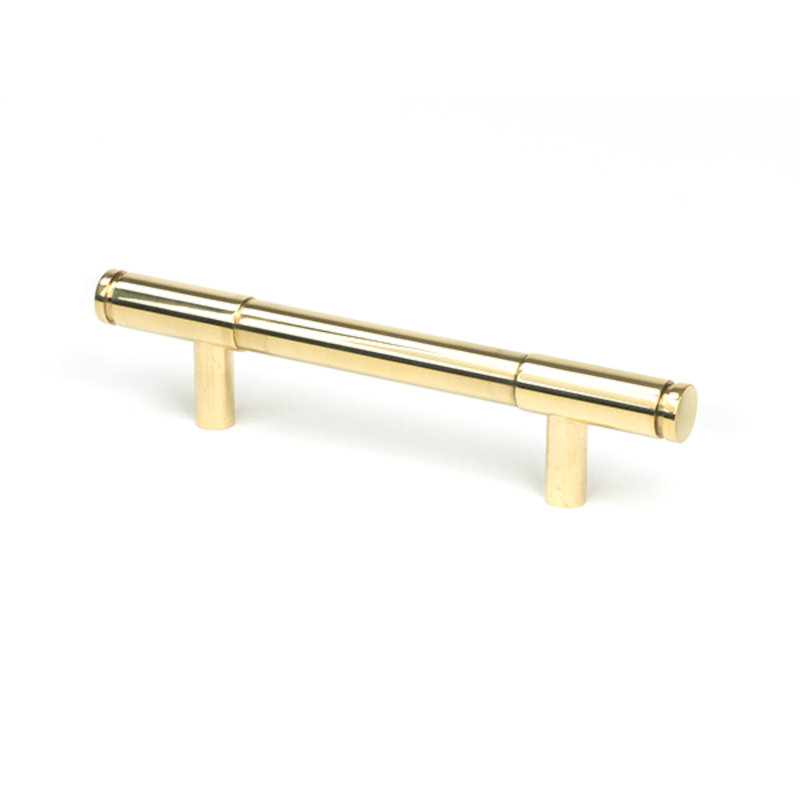 Bar Handle, 9.6 cm, Polished Brass