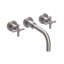 East Linear Wall Mount Bathroom Faucet-379859254