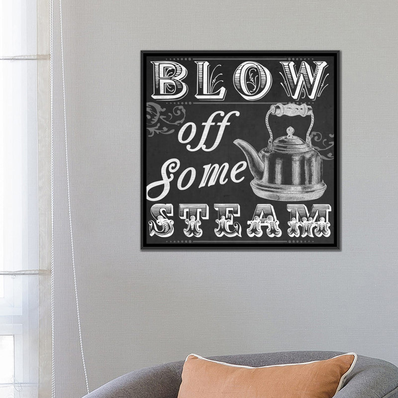 «Kitchen Sass I», affiche vintage sur toile, H 18 po x l 18 po x P 1,5 po, Toile encadrée noire, Pas de tapis