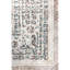 Tapis crème à médaillon oriental tissé à la machine Ethelinde-95864774