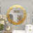 Aluminum Metal Handmade Live Edge Room Wall Mirror