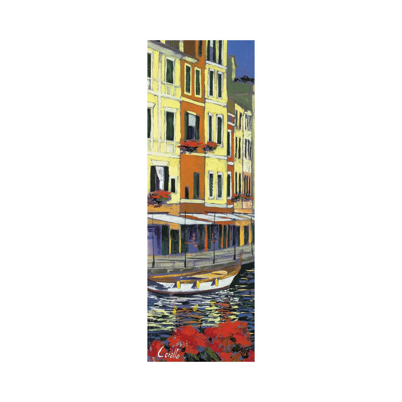 Promenade Di Portofino by Daniela Corallo - Wrapped Canvas Panoramic Print