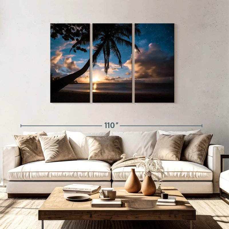 Kerrick Paradise At Night, H 48 po x l 74 po